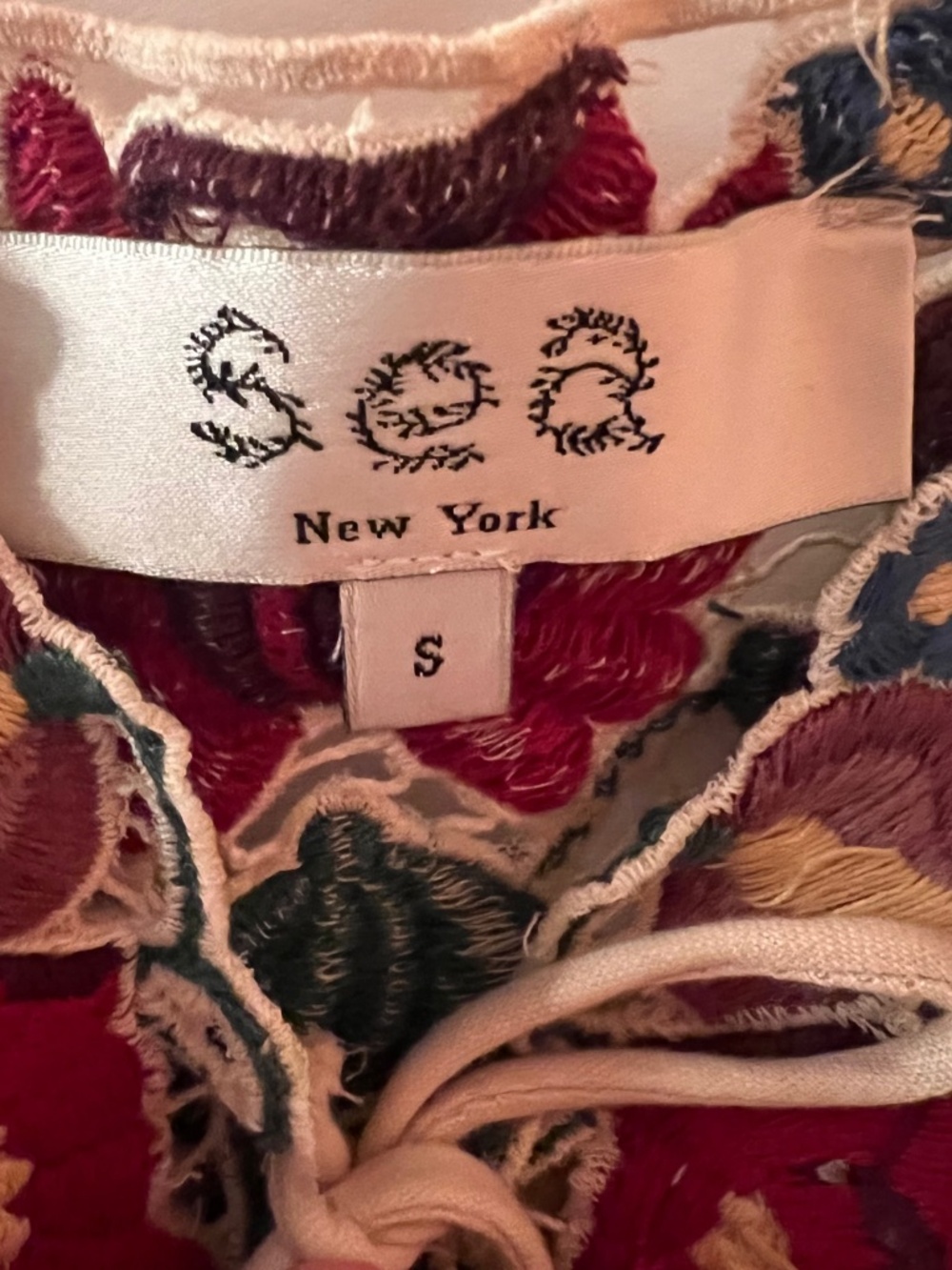 Sea New York Embroidered Top, Small - Picture 8 of 14